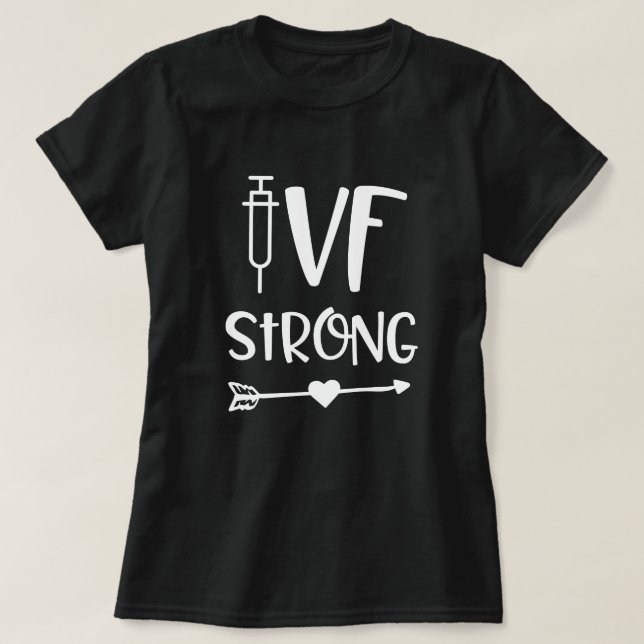 Camiseta Regalo in vitro para mujer de la infertilidad de (Diseño del anverso)