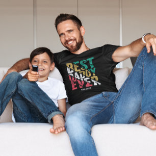 Camiseta Regalo infantil al padre de la tipografía moderna 