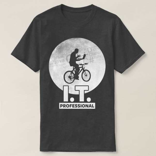 Camiseta Regalo inspirado de los años 80 para programadores (Diseño del anverso)