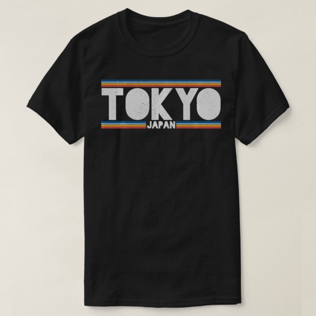 Camiseta Regalo japonés japonés retro vintage de Tokio (Diseño del anverso)