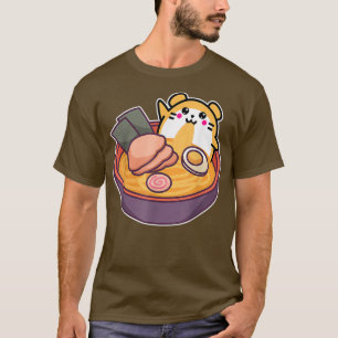 Camiseta Regalo japonés Ramen Hamster Kawaii Anime
