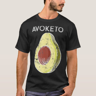 Camiseta Regalo Keto Diet Avoketo Aguacate