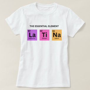 Camiseta regalo Latina, Camisetas Chicana, Poder L