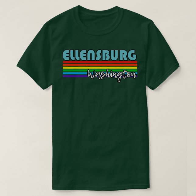 Camiseta Regalo LGBT de Ellensburg en Washington Pride Elle (Diseño del anverso)