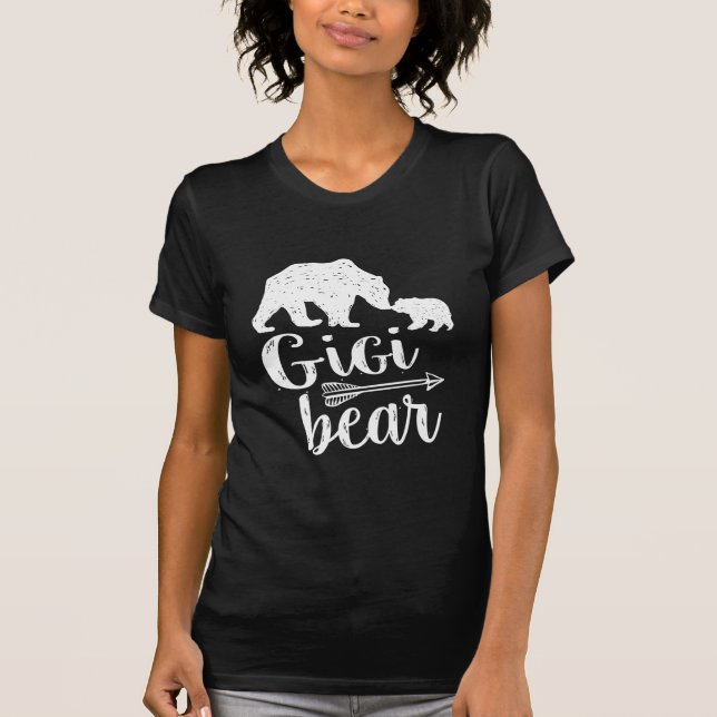 Camiseta Regalo lindo de la abuela del oso de Gigi gran (Anverso)
