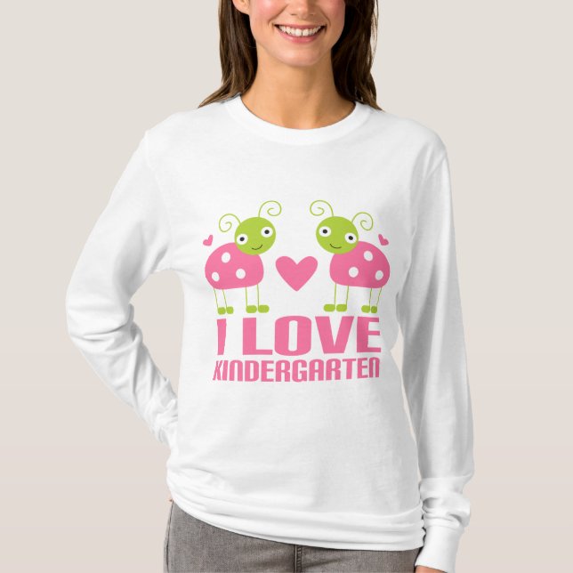 Camiseta Regalo lindo de la mariquita de la guardería del (Anverso)