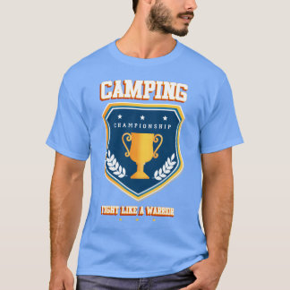 Camiseta Regalo lindo para chica de camping