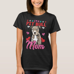 Camiseta Regalo Mamá Pitbull Bulldog de la cisterna de la c