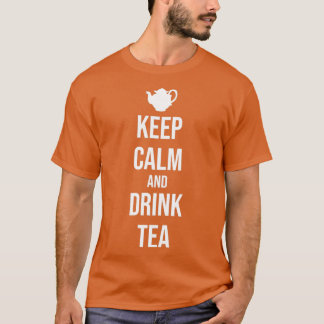 Camiseta Regalo Mantener la calma y beber té