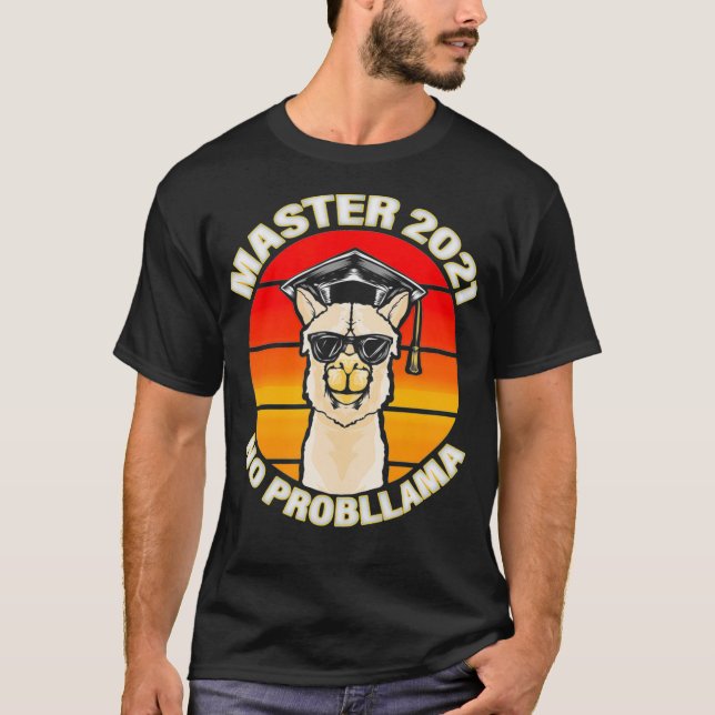 Camiseta Regalo Master 2021 para Master de Grado Universita (Anverso)