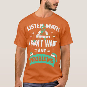 Camiseta Regalo matemático del profesor de matemáticas