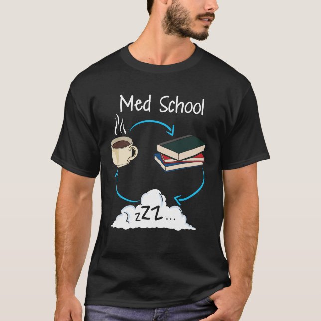 Camiseta Regalo médico de la Escuela Med (Anverso)