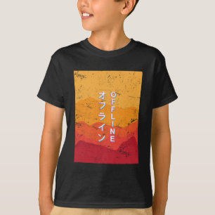 Camiseta Regalo melancólico de Vaporwave fuera de línea