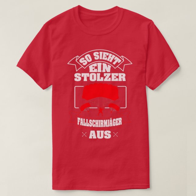 Camiseta Regalo militar del soldado paracaidista Solzer (Diseño del anverso)