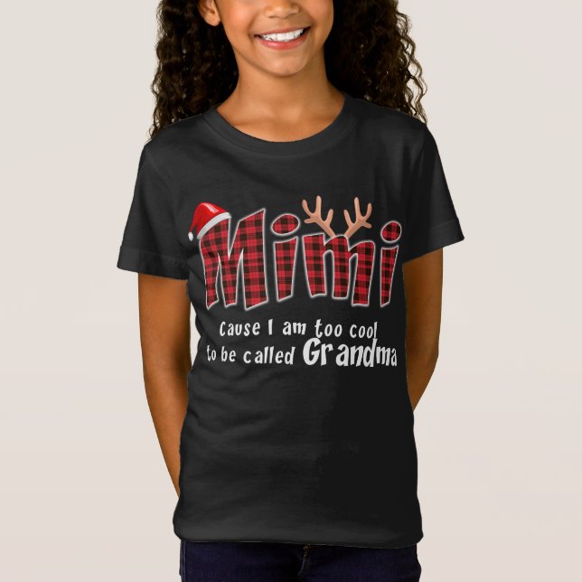 Camiseta Regalo Mimi|Mimi Navidades Gran Abuela Mimi Lover (Anverso)