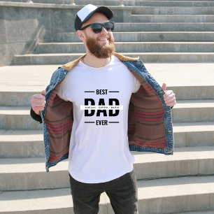Camiseta Regalo mínimo del Día del Padre para el mejor Pers