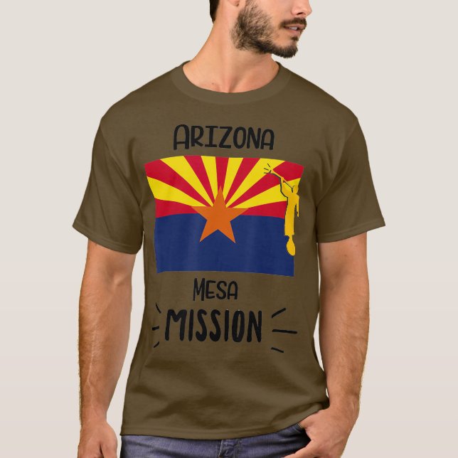 Camiseta Regalo misionero de la misión de Arizona Mesa Morm (Anverso)