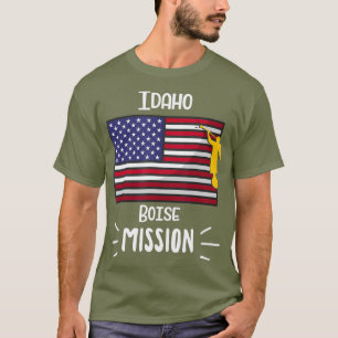 Camiseta Regalo misionero de la misión de Idaho Boise Mormo