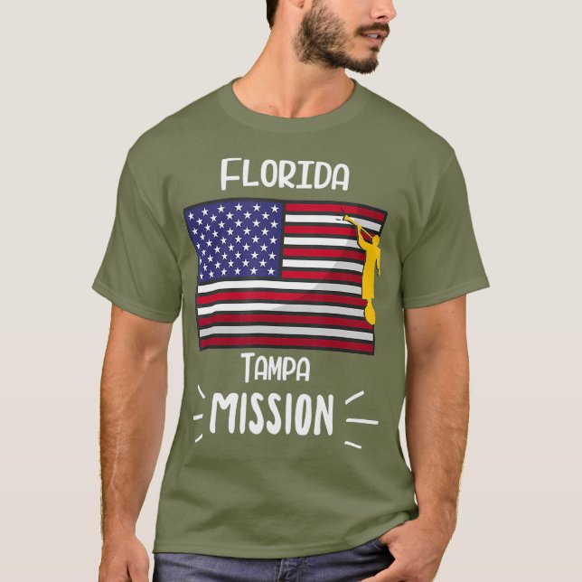 Camiseta Regalo misionero de la misión Tampa Mormon LDS de  (Anverso)