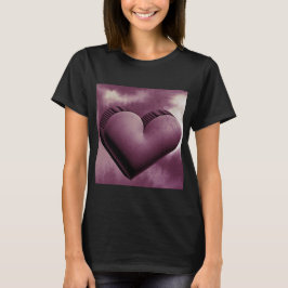 Camiseta Regalo moderno de Día de San Valentín de color de