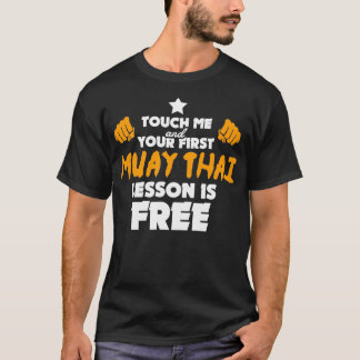 Camiseta Regalo muay tailandés gracioso luchador de citas s
