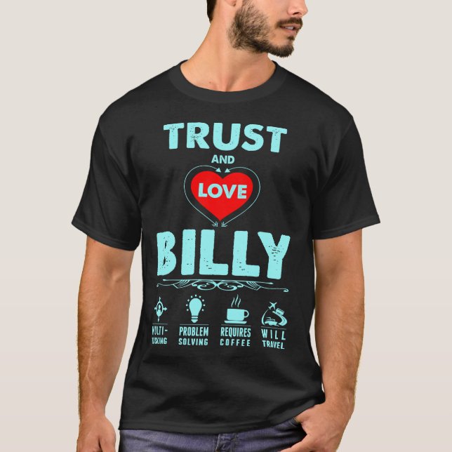 Camiseta Regalo multitarea de Trust Love Billy (Anverso)