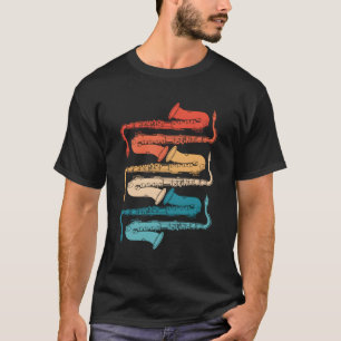 Camiseta Regalo musical de música retro de instrumentos mus