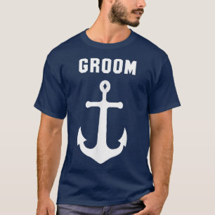 Camiseta Regalo náutico ancla novio barco de vela Yacht857 