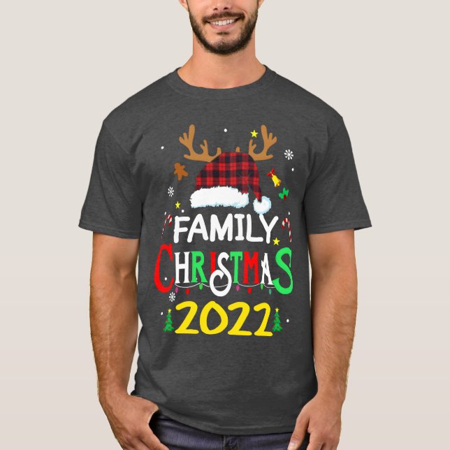 Camiseta Regalo navideño de los Navidades familiares 2022 (Anverso)