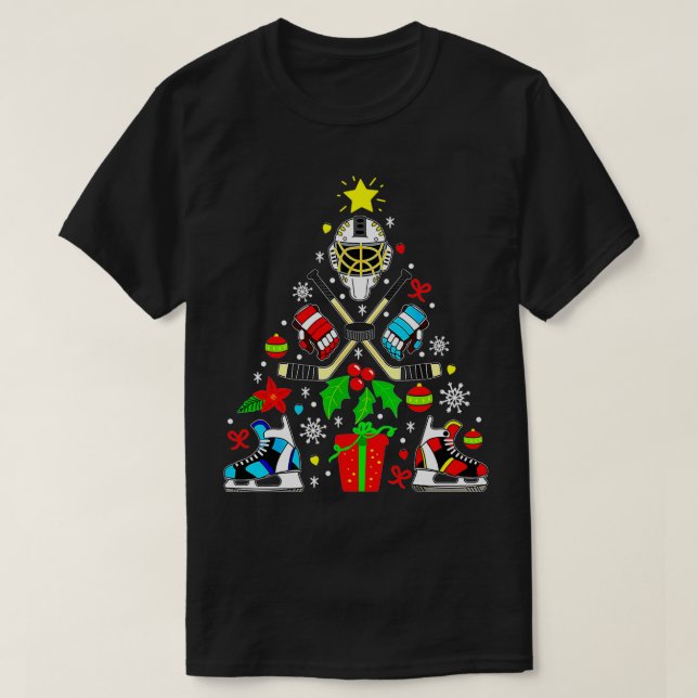 Camiseta Regalo navideño divertidísimo en el ornamento de h (Diseño del anverso)