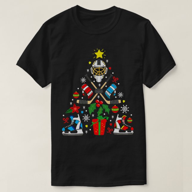 Camiseta Regalo navideño divertidísimo en el ornamento de h (Diseño del anverso)
