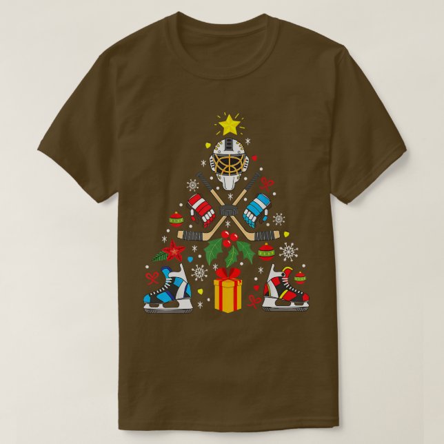 Camiseta Regalo navideño divertidísimo en el ornamento de h (Diseño del anverso)