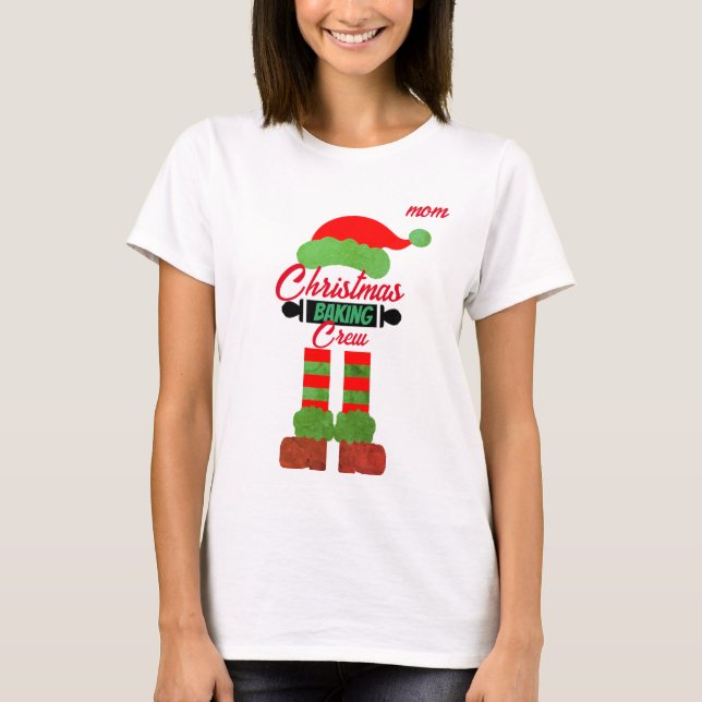 Camiseta Regalo navideño para mamá, Navidades divertidos ha (Anverso)