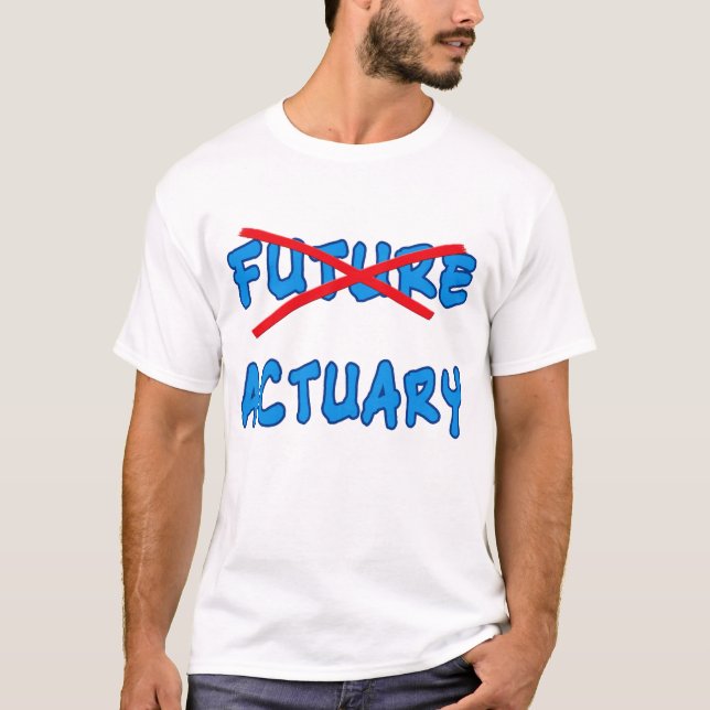 Camiseta Regalo no más futuro del graduado del actuario (Anverso)