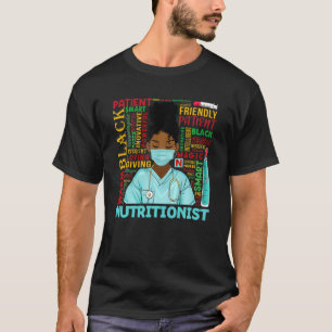Camiseta Regalo nutricionista de mujeres afroamericanas neg
