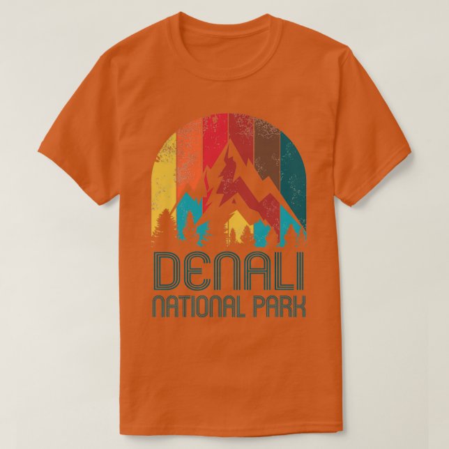 Camiseta Regalo o recuerdo del parque nacional de Denali (Diseño del anverso)