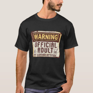 Camiseta Regalo oficial de cumpleaños número 18 para adulto