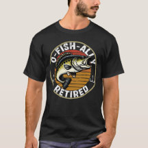 Regalo Oficialmente Retirado Divertido Pescador Ju