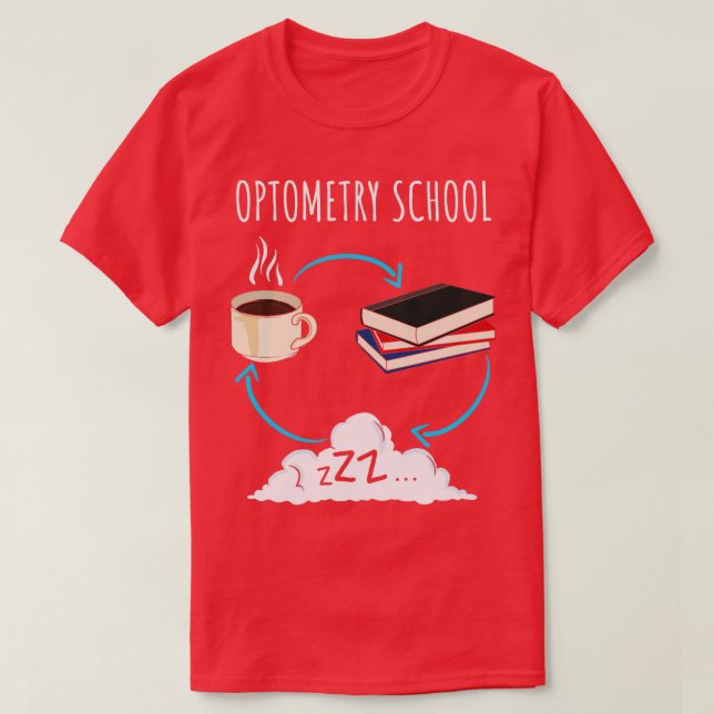 Camiseta Regalo Optometrista de la Escuela de Otometría Fut (Diseño del anverso)