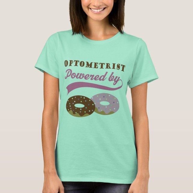 Camiseta Regalo optometrista (Donuts) (Anverso)