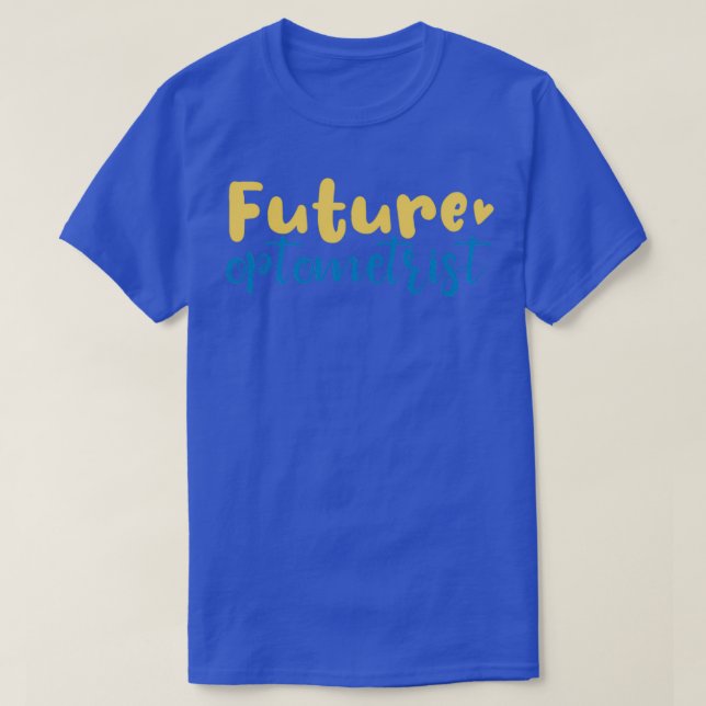 Camiseta regalo optometrista futuro 1 (Diseño del anverso)