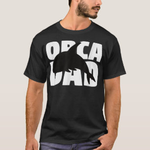 Camiseta Regalo Orca Dad Orca Lover para el padre Mascota A