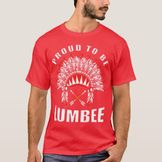 Camiseta Regalo Orgulloso Americano Nativo Lumbee Años 80