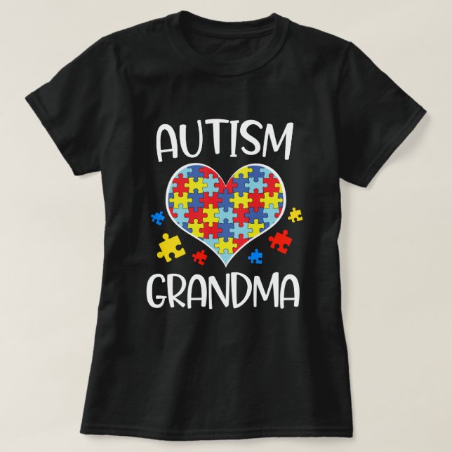 Camiseta Regalo orgulloso del nieto de la conciencia de la (Diseño del anverso)