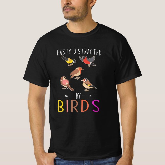 Camiseta Regalo ornitólogo de aves (Anverso)
