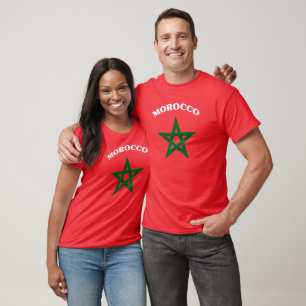 Camiseta regalo para aficionados al fútbol de Marruecos ban