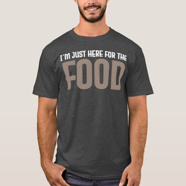 Camiseta Regalo para amante de la comida (Anverso)