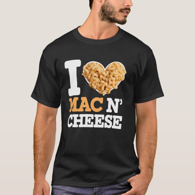 Camiseta Regalo para amante de Mac N Cheese Macarrones Con  (Anverso)