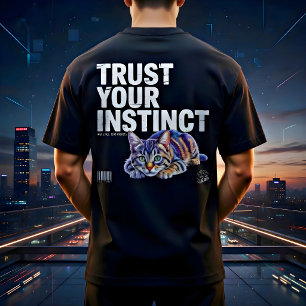 Camiseta Regalo para amantes de gatos que confían en su ins