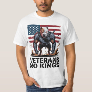 Camiseta Regalo para amantes de Pitbull Veteranos No Reyes